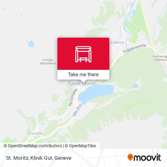 St. Moritz, Klinik Gut plan