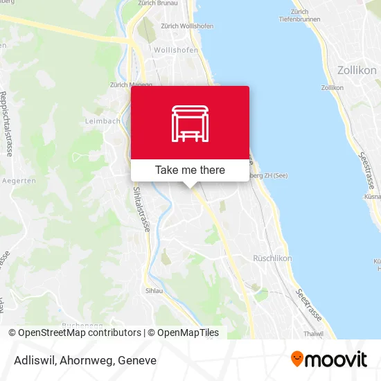 Adliswil, Ahornweg map