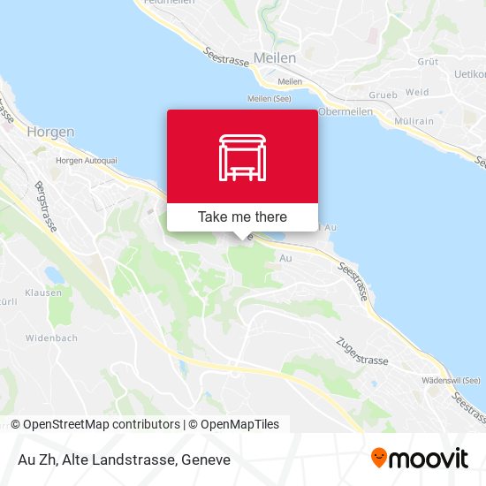 Au Zh, Alte Landstrasse map