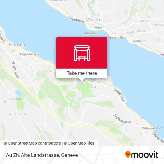 Au Zh, Alte Landstrasse map