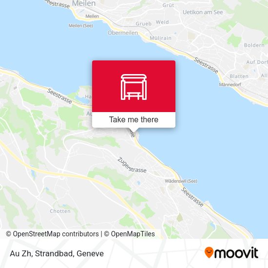 Au Zh, Strandbad map