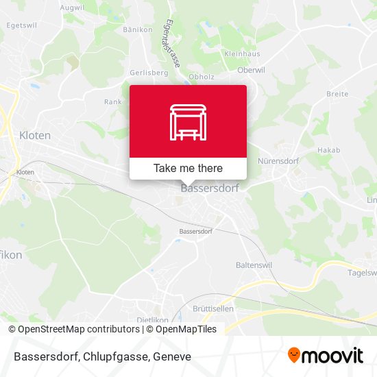 Bassersdorf, Chlupfgasse map