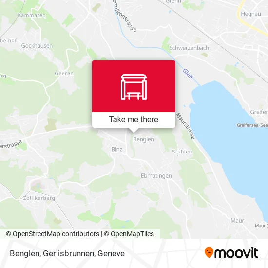 Benglen, Gerlisbrunnen map