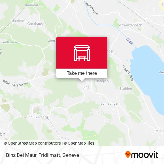 Binz Bei Maur, Fridlimatt map