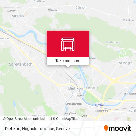 Dietikon, Hagackerstrasse map