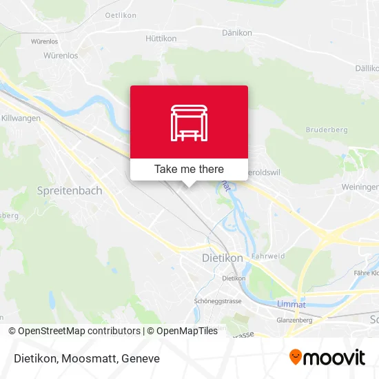Dietikon, Moosmatt map