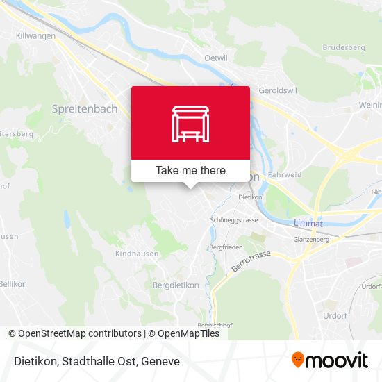 Dietikon, Stadthalle Ost map