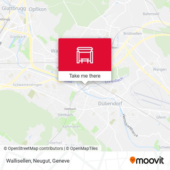 Wallisellen, Neugut map