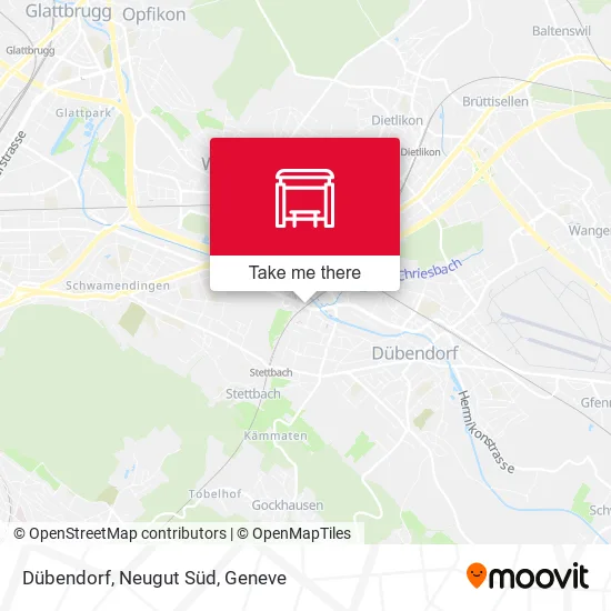 Dübendorf, Neugut Süd map