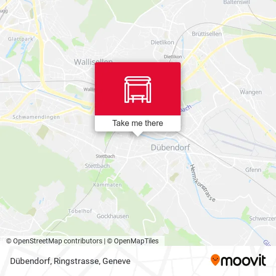 Dübendorf, Ringstrasse map