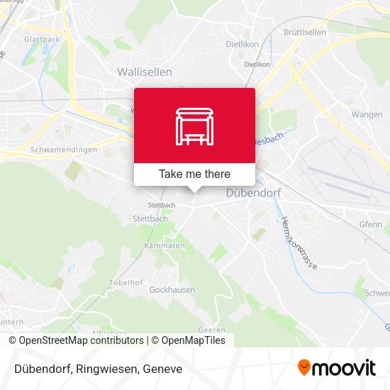 Dübendorf, Ringwiesen map
