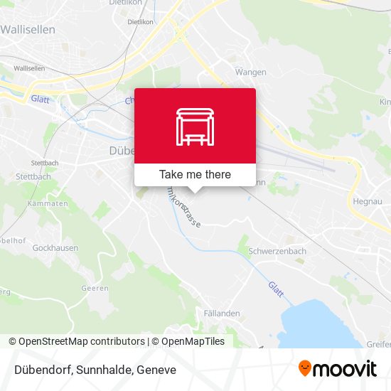 Dübendorf, Sunnhalde map