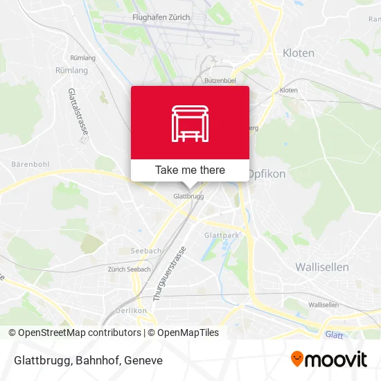 Glattbrugg, Bahnhof map