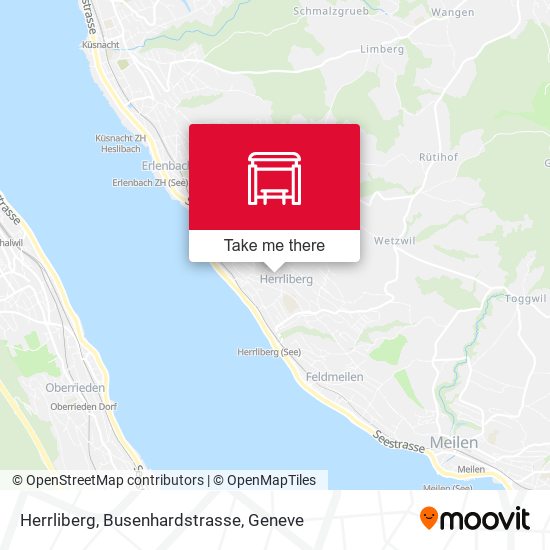 Herrliberg, Busenhardstrasse map