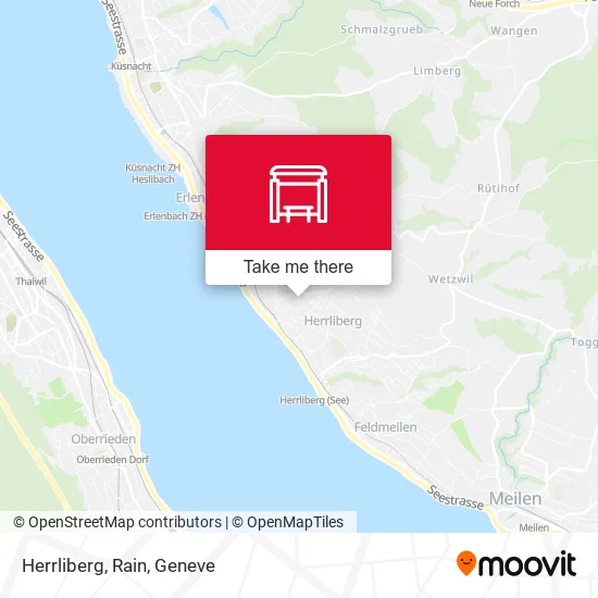 Herrliberg, Rain map