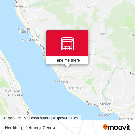 Herrliberg, Rebberg map