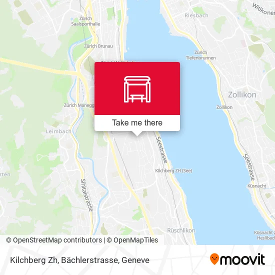 Kilchberg Zh, Bächlerstrasse map