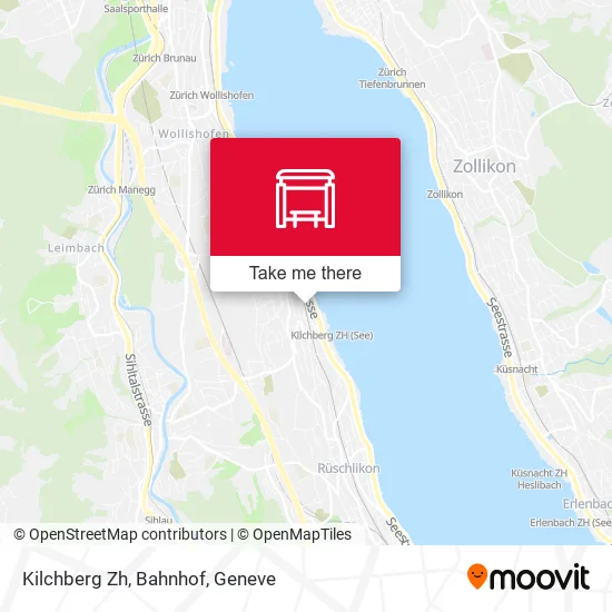Kilchberg Zh, Bahnhof map