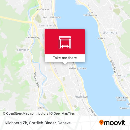 Kilchberg Zh, Gottlieb-Binder map