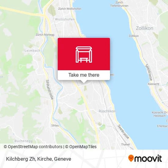 Kilchberg Zh, Kirche map
