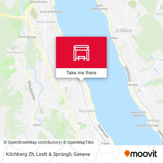 Kilchberg Zh, Lindt & Sprüngli map