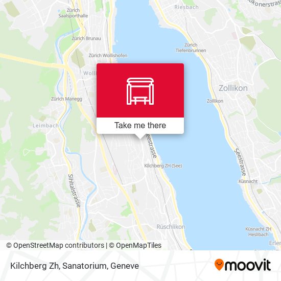 Kilchberg Zh, Sanatorium map