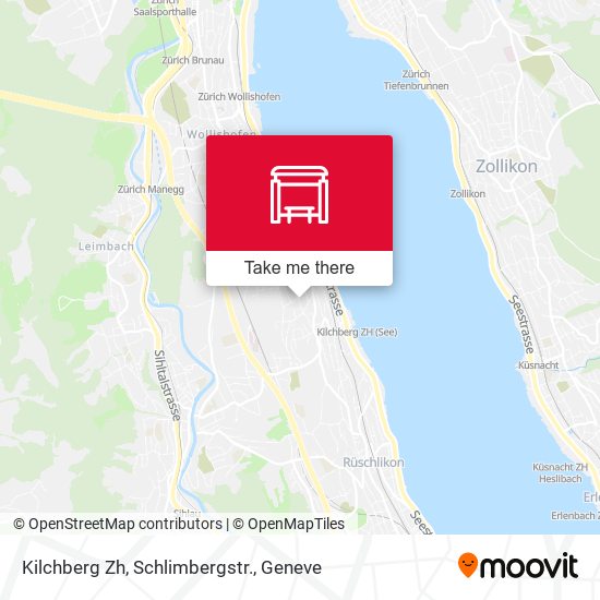 Kilchberg Zh, Schlimbergstr. Karte