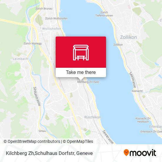 Kilchberg Zh,Schulhaus Dorfstr map