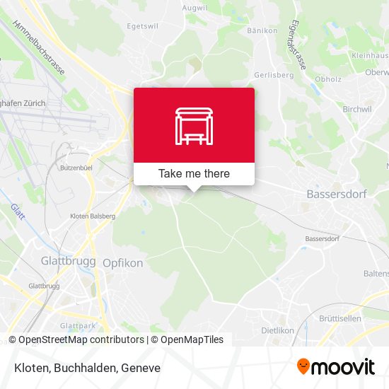 Kloten, Buchhalden map