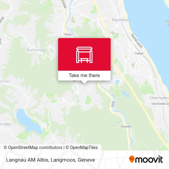 Langnau AM Albis, Langmoos map