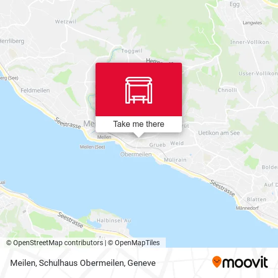 Meilen, Schulhaus Obermeilen map