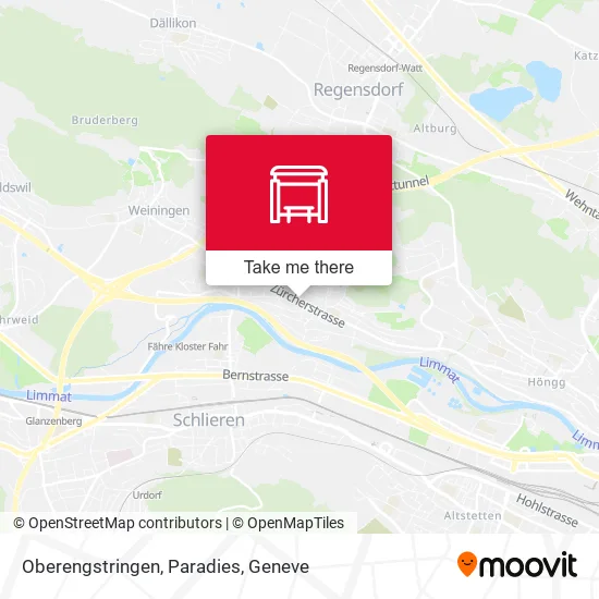 Oberengstringen, Paradies map
