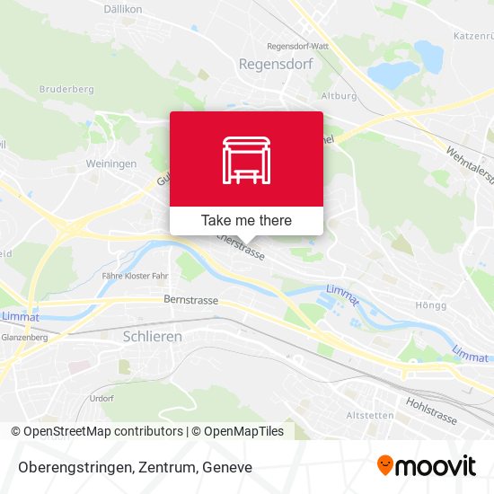 Oberengstringen, Zentrum map