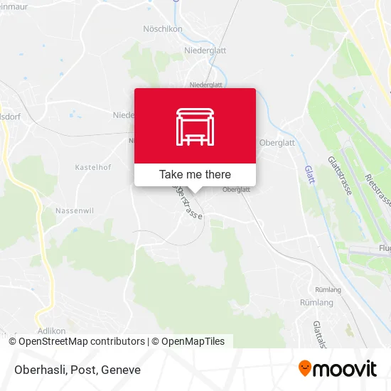 Oberhasli, Post map