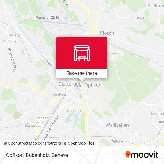 Opfikon, Bubenholz map