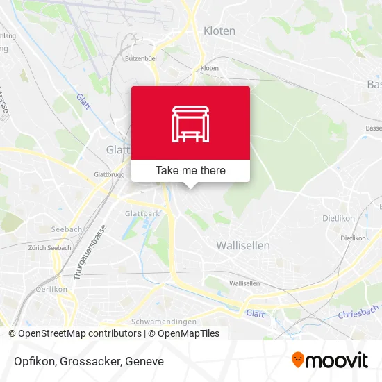 Opfikon, Grossacker map