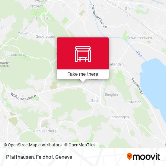 Pfaffhausen, Feldhof map
