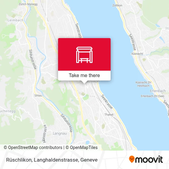 Rüschlikon, Langhaldenstrasse map