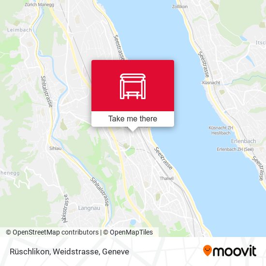 Rüschlikon, Weidstrasse map