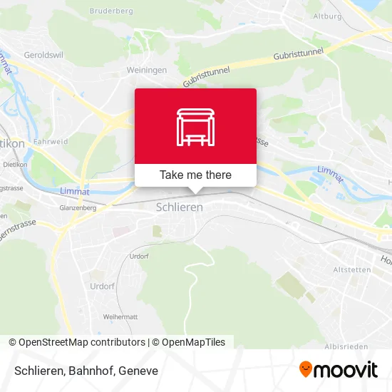 Schlieren, Bahnhof map