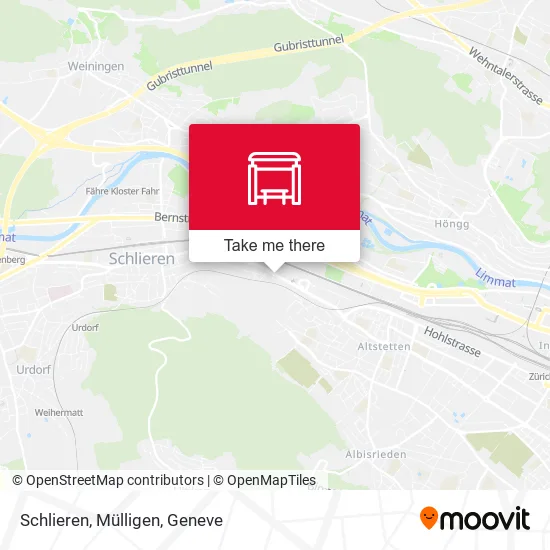 Schlieren, Mülligen map