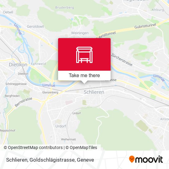 Schlieren, Goldschlägistrasse map