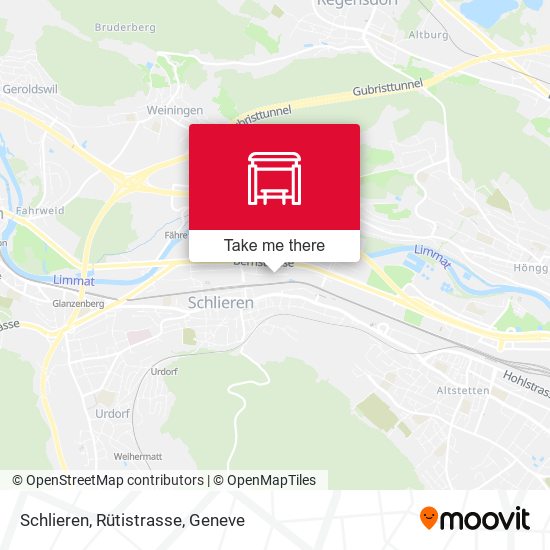 Schlieren, Rütistrasse map