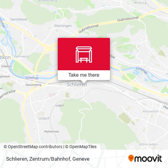 Schlieren, Zentrum/Bahnhof map