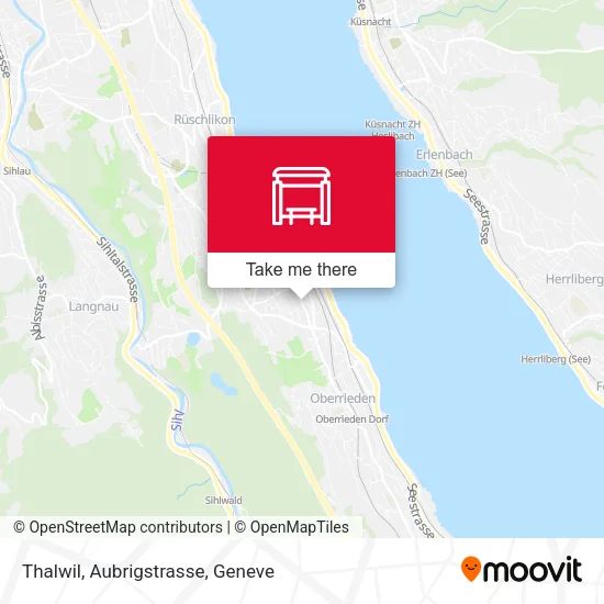 Thalwil, Aubrigstrasse map