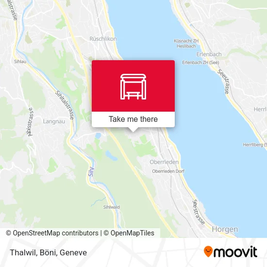 Thalwil, Böni map