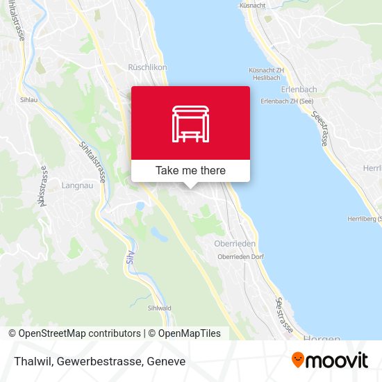 Thalwil, Gewerbestrasse map