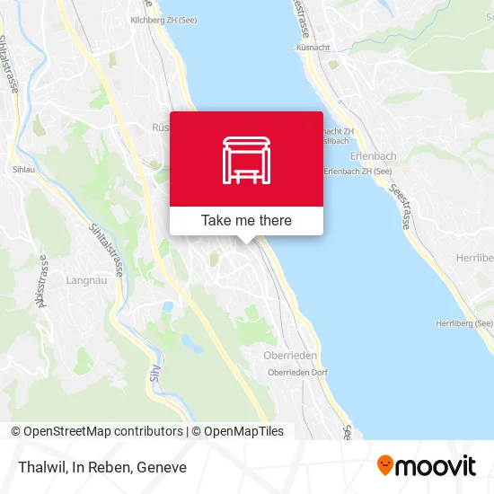 Thalwil, In Reben map