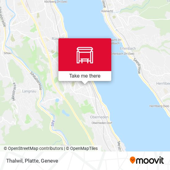 Thalwil, Platte map