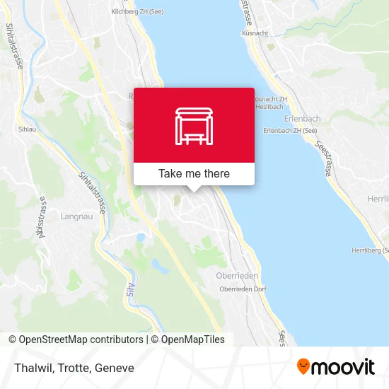 Thalwil, Trotte map